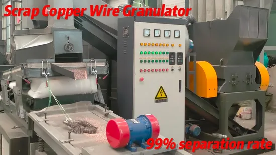 High-Performance Copper Wire Cable Granulator for Scrap Copper Processing